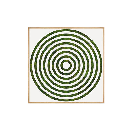 Moss Art - Optical Series No. 002 (4'x 4')