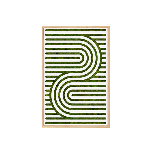 Moss Art - Optical Series No. 016 (3' x 2')