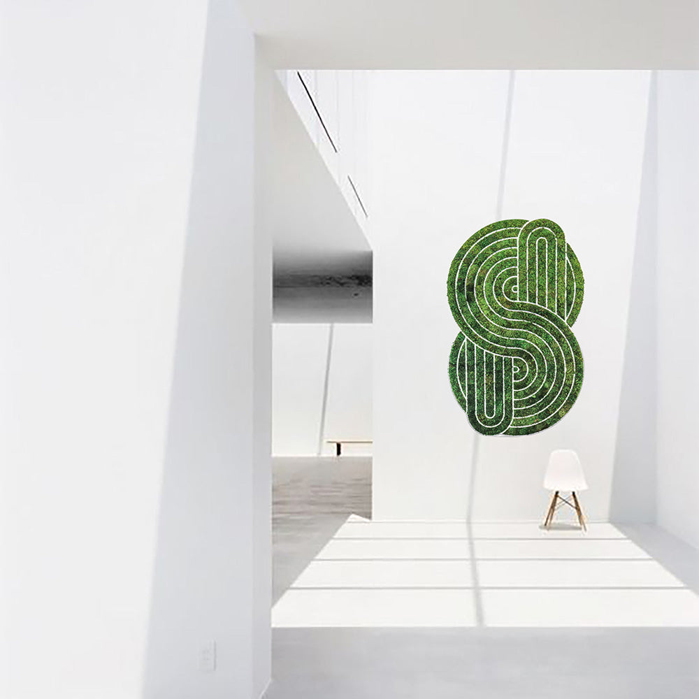 Optical Moss Art - Supreme (6’ x 3’ 8”)