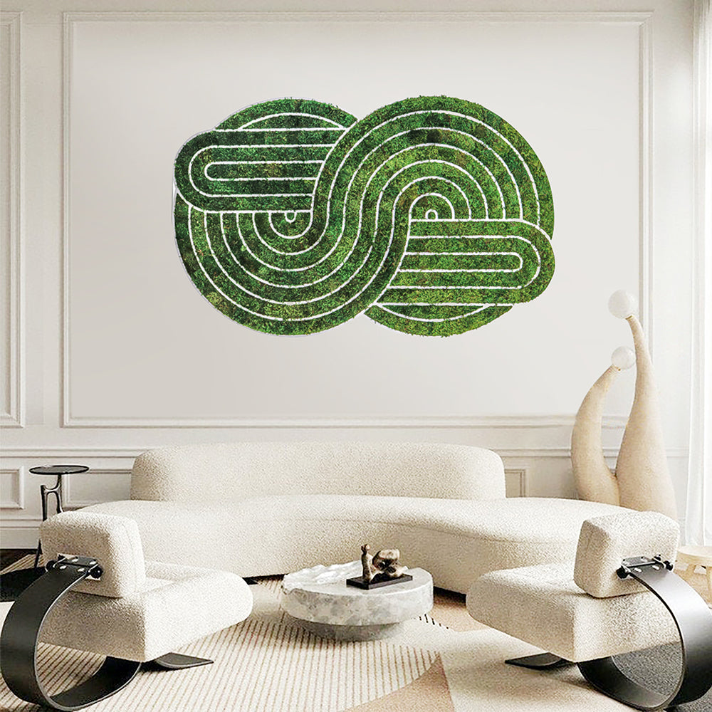 Optical Moss Art - Supreme (6’ x 3’ 8”)