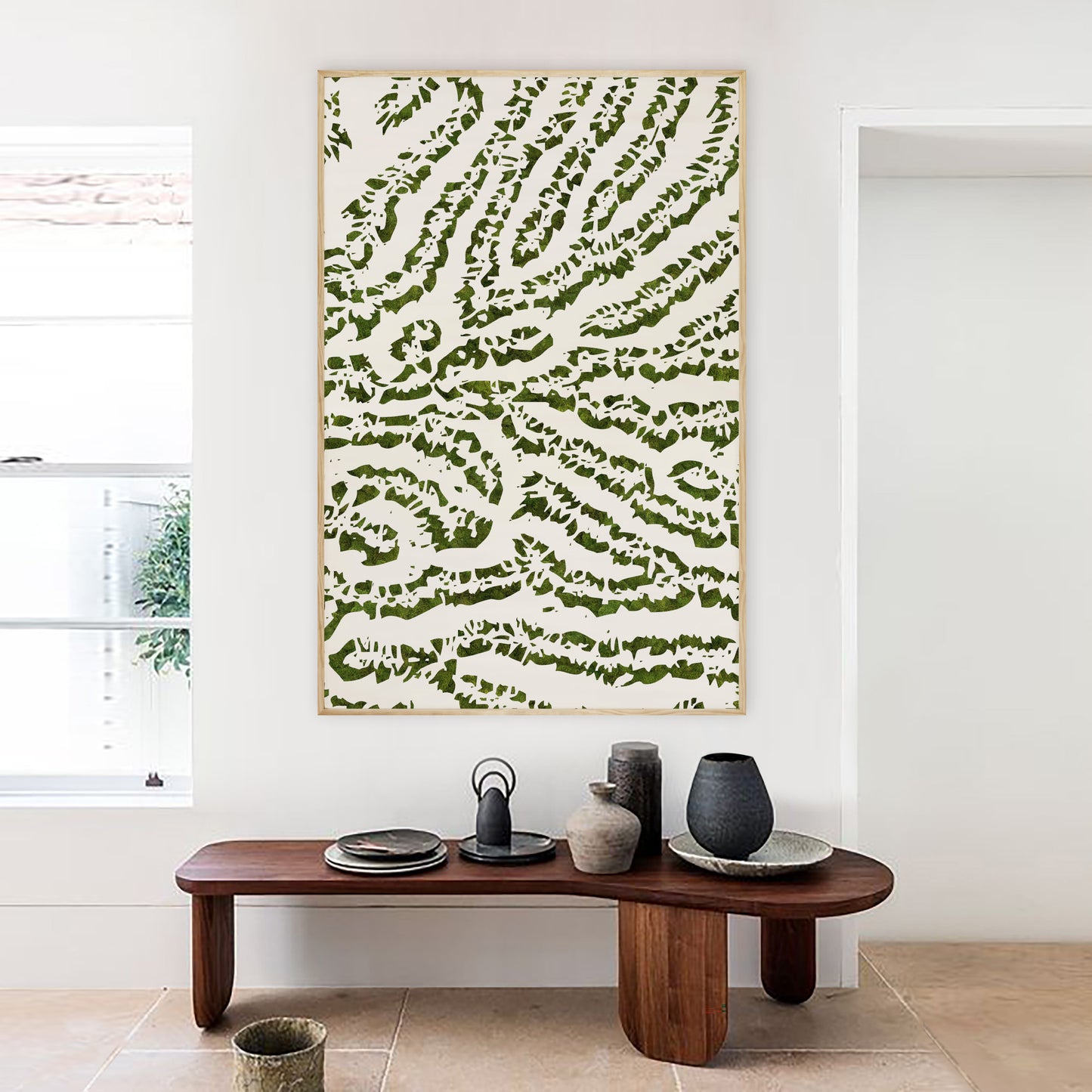 Moss Art - Coral Series No. 004 (6'x 4')