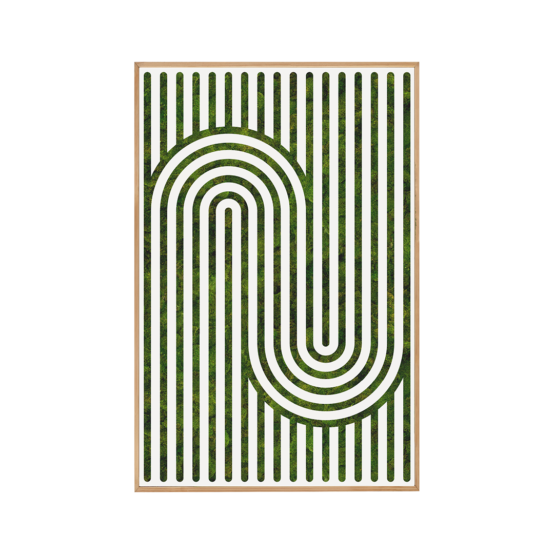 Moss Art - Optical Series No. 006 (6'x 4')