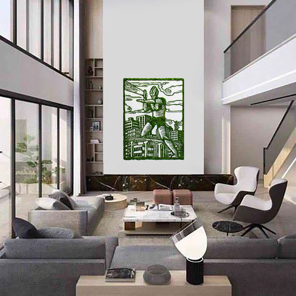 Ultraman (2018) - Brian Reedy + Plant the Future Collaboration (6' x 4.5')
