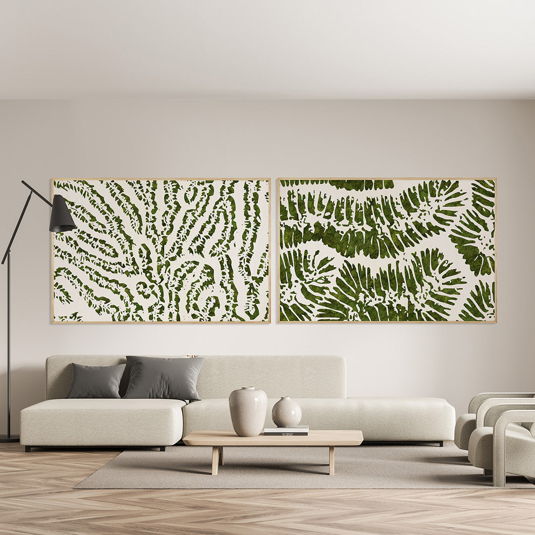 Moss Art - Coral Series No. 003 (6'x 4')