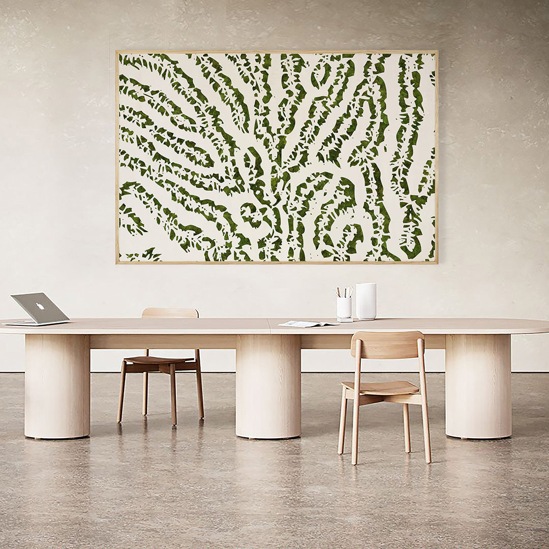 Moss Art - Coral Series No. 004 (6'x 4')